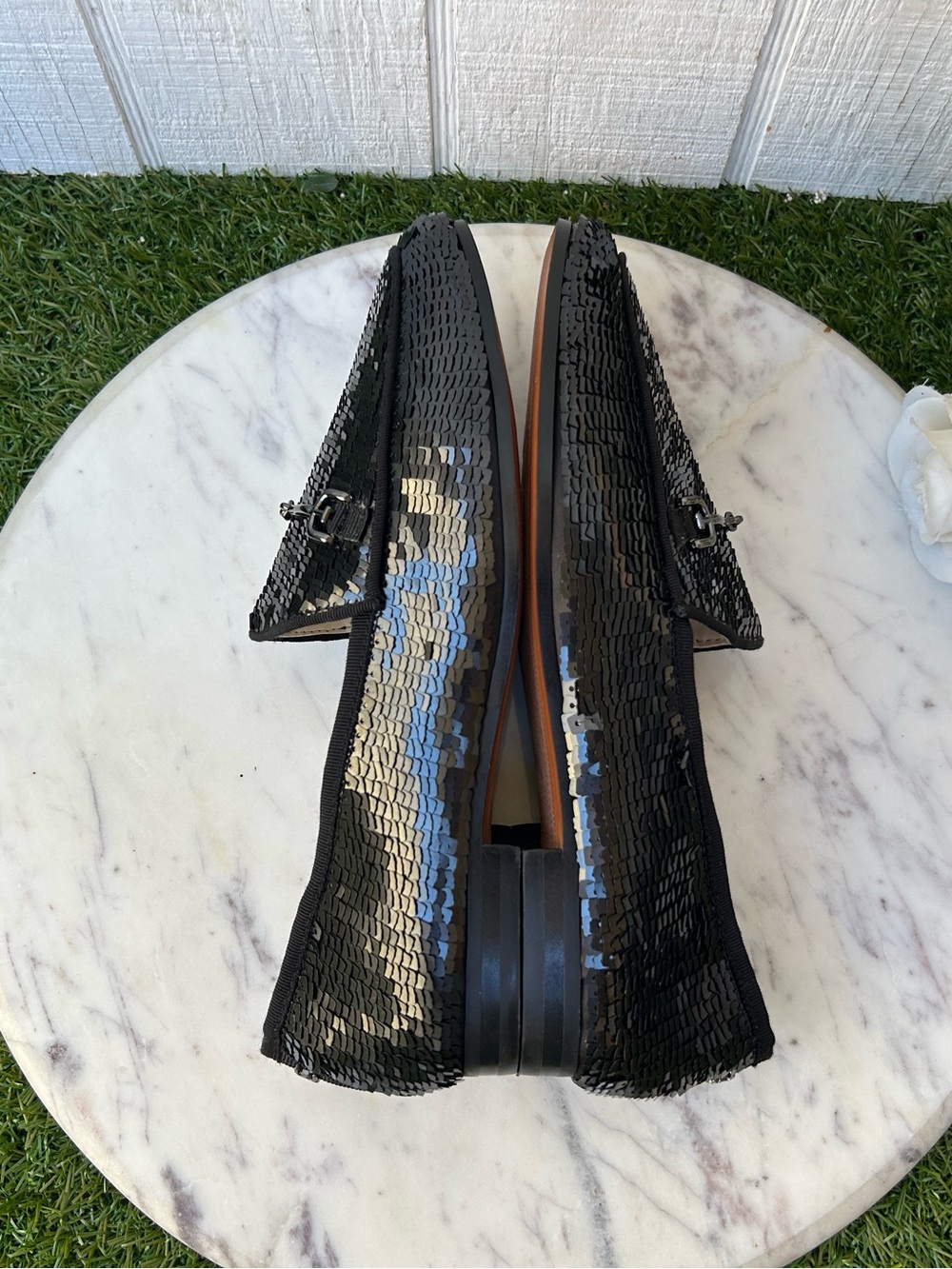 Sam Edelman Women's Loraine Loafer
Color: Black Sequin size 6 new/no box - Picture 14 of 16